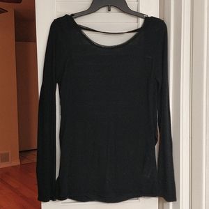 Open back sweater